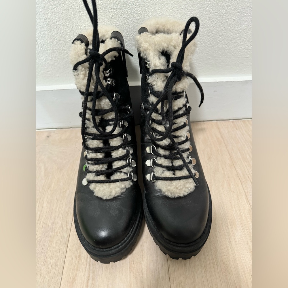 MARC FISHER COMBAT BOOTS